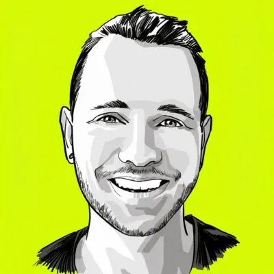 Illustrated portrait from the development team.